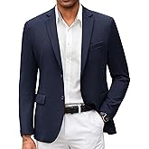 COOFANDY Mens Casual Blazer Slim Fit Suit Jacket Lightweight Knit Sport Coat Two Button Blazer Jacket