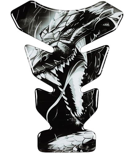 AMRRACING Universal Street Bike Fuel Tank Protector Decal – Grim Reaper Design – Stunt Bike
