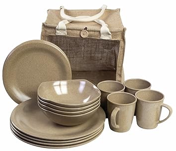 Highlander Picknick-Set 16-tlg biologisch abbaubar, CP205