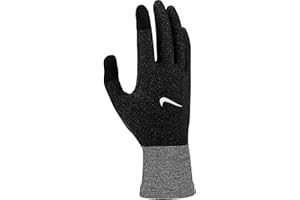 Nike Dri-FIT Lightweight Knit Running Gloves, Unisex (1Pair) — Breathable Warmth, Touchscreen Fingertips, Stretch Cuff