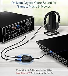 BlueRigger Digital Optical Audio Splitter 1x2