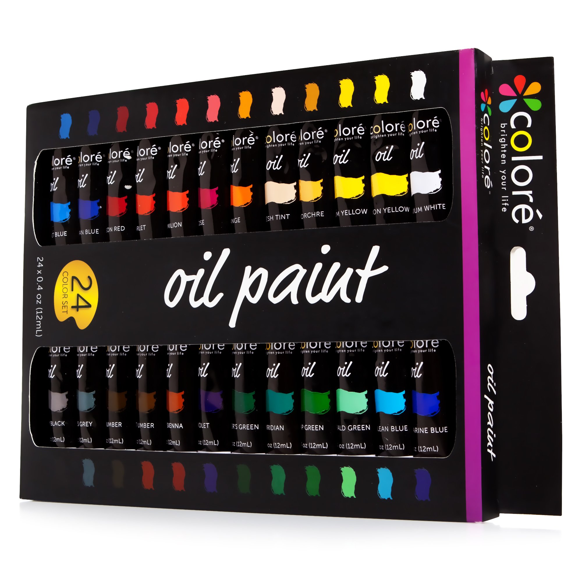 Colore High Quality Oil Paint Set Perfect For Use On Landscape And