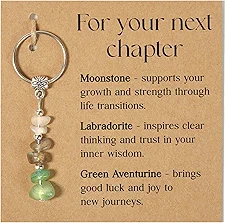 Sensemory Keychain For Coworker, Teacher, Nurse, Friend, Senior, Retirement Gift For Woman, Farewell, Going Away, New Job Key Chains, Last Minute Gift, Christmas Stocking Stuffers