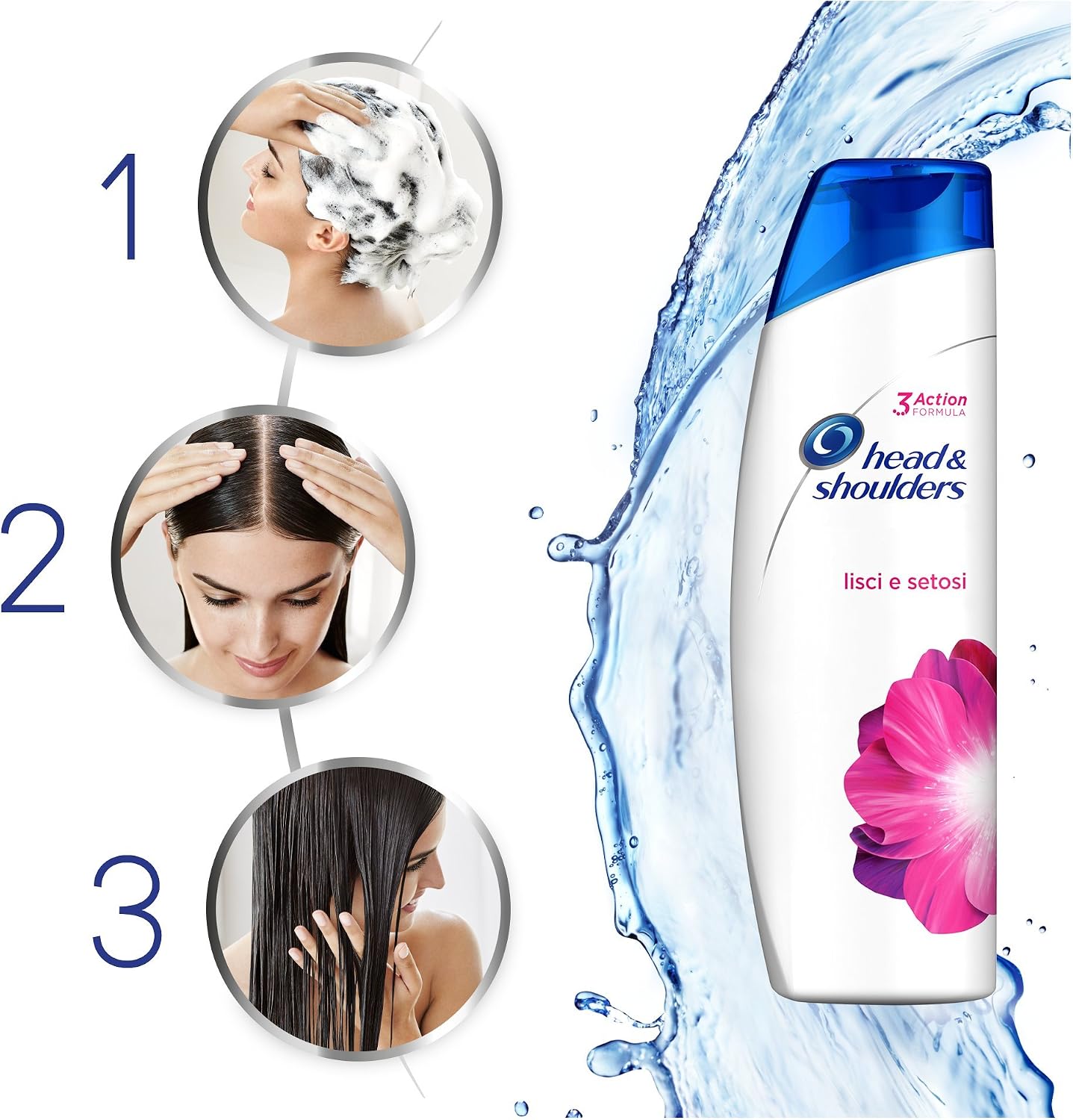 Head & Shoulders Anti-Dandruff Shampoo Smooth & Silky, 250 ml (Pack of 1) - Image 5