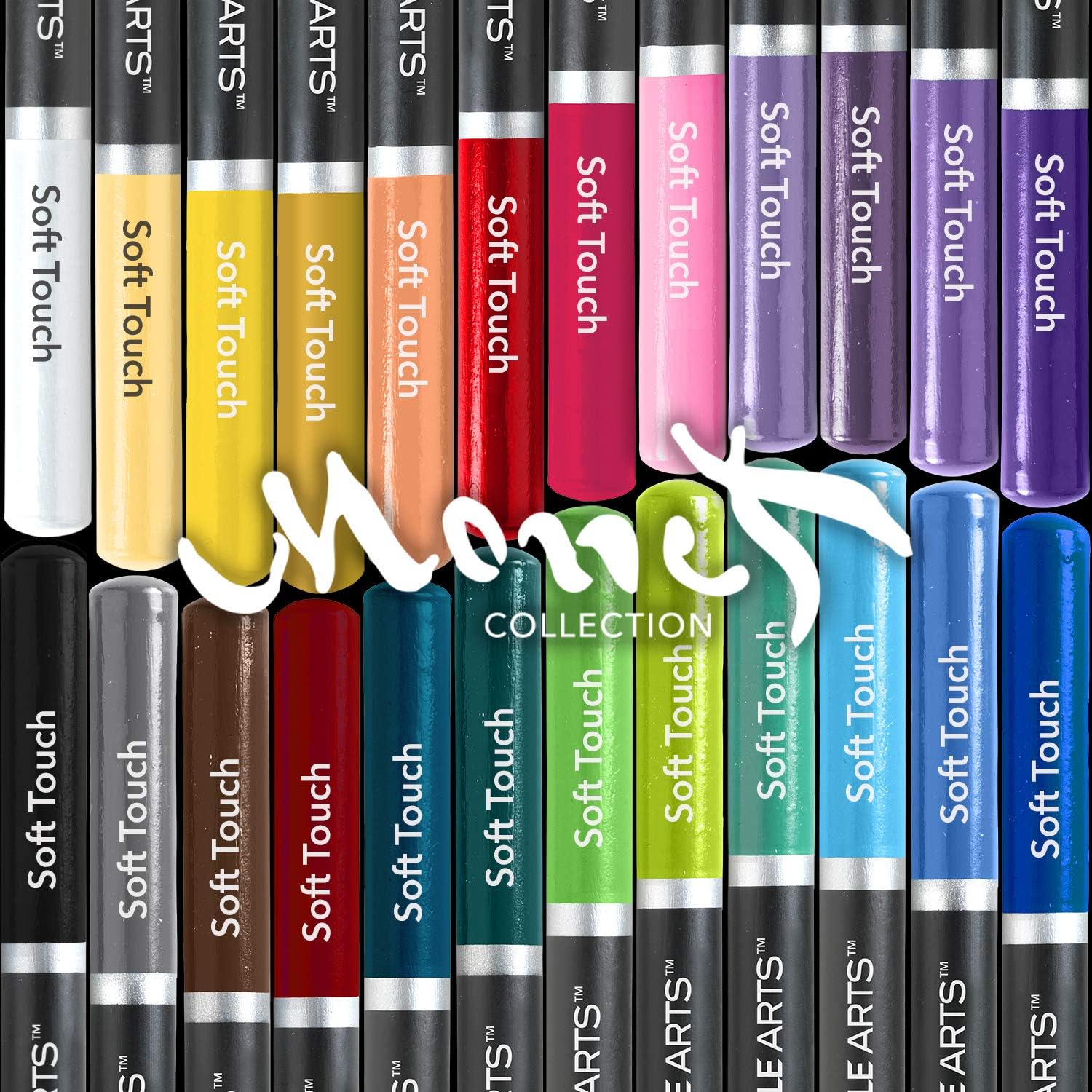 Castle Arts Themed 24 Colored Pencil Set in Tin Box, perfect ‘Monet’ inspired colors. Featuring, smooth colored cores, superior blending & layering performance achieving great results : Office Products