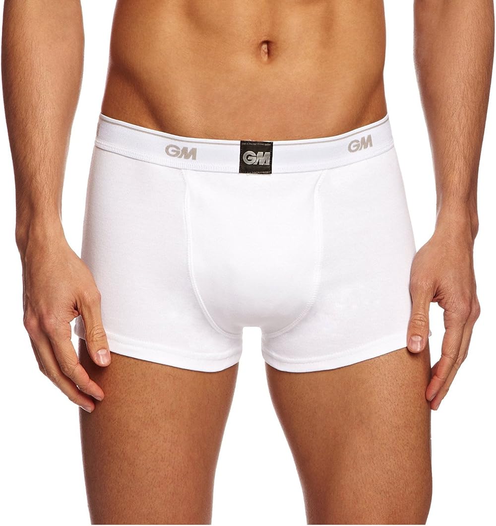 Gunn & Moore GM Cricket Boxer Short Special Blend Stretch Cotton White Large