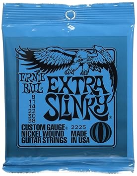 【クリックで詳細表示】【正規品】 ERNIE BALL ギター弦 エクストラ (08-38) 3セット 2225 EXTRA SLINKY 3SET