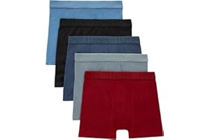 Hanes Ultimate boys Hanes Originals Ultimate Supersoft Boys' Boxer Brief Underwear, Assorted, 5-pack