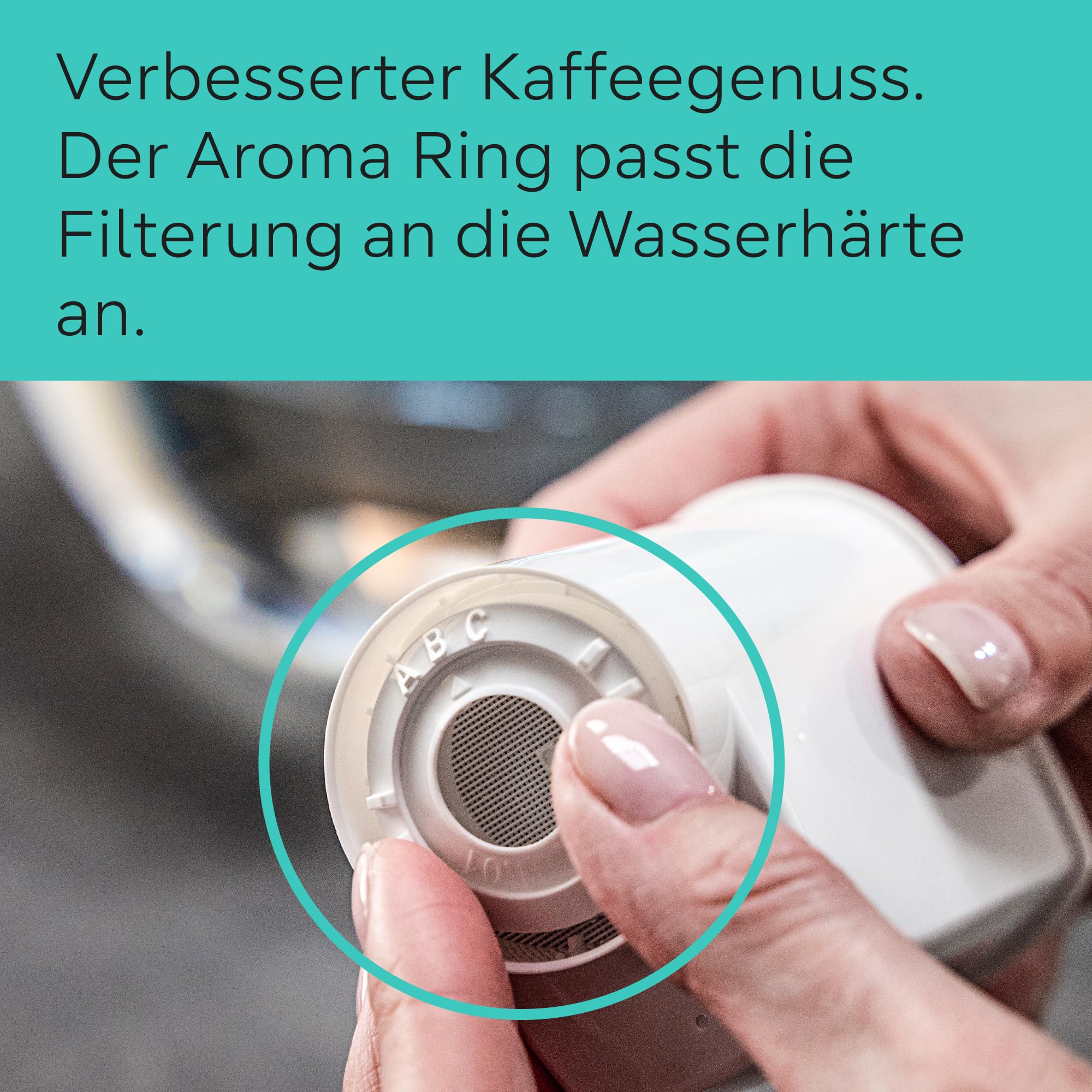 Siemens Original BRITA INTENZA Wasserfilter mit Aromaring, TZ70033A, 3er Pack, verbessert den Kaffeegeschmack, schützt die Espressomaschine, speziell entwickelt für Kaffeevollautomaten 3