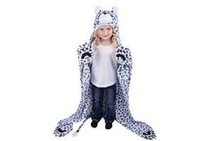 Fin Fun Wearable Hooded Blanket for Kids - Kids Wearable Blanket Hoodie - For Boys & Girls