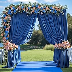 10x12 ft Royal Blue Backdrop Curtain Panels for