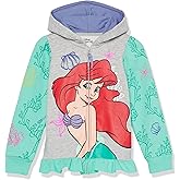 Disney girls Disney Princess Ariel Big Face Zip Up Hoodie - the Little Mermaid