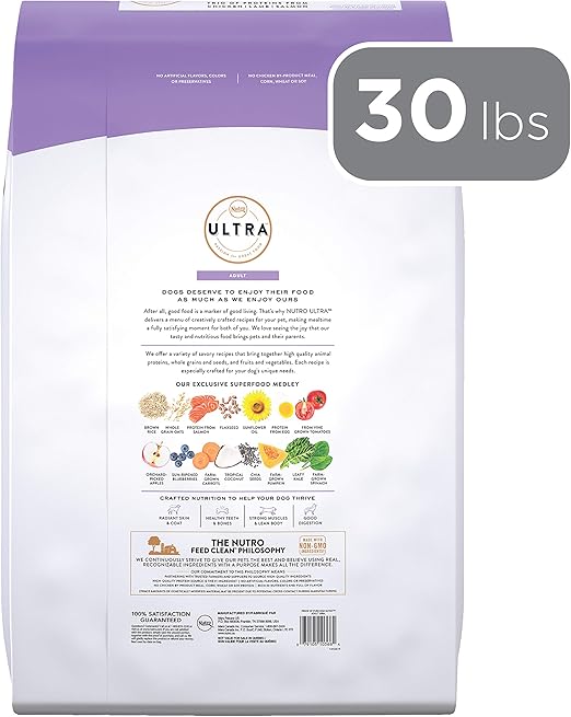 nutro ultra dog food 30 lb