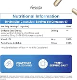 Vivanta Nutrition 5HXT Pro 5-HTP High Strength 200mg Griffonia Extract 120 Veg view 2