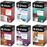 Stash Tea Holidays Are Here Variety Pack Sampler Assortment - Caffeinated, Non-GMO Project Verified Premium Tea with No Artif