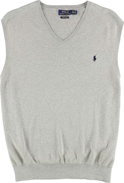 black polo sweater vest