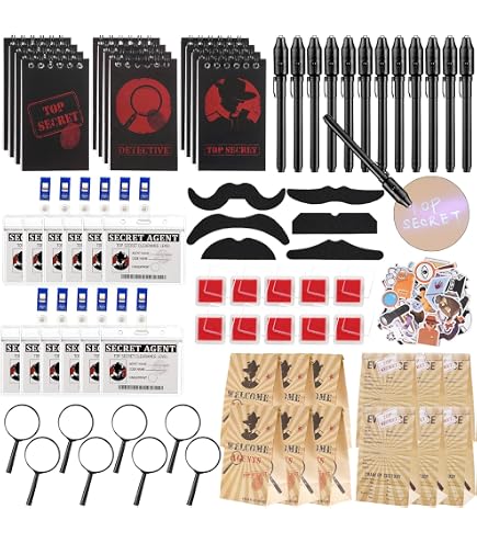 Xijobido Marcadores De Escena Del Crimen – 10 Placas Numeradas Acrílicas Para Fiestas De Detectives, Halloween Y Juegos De Rol