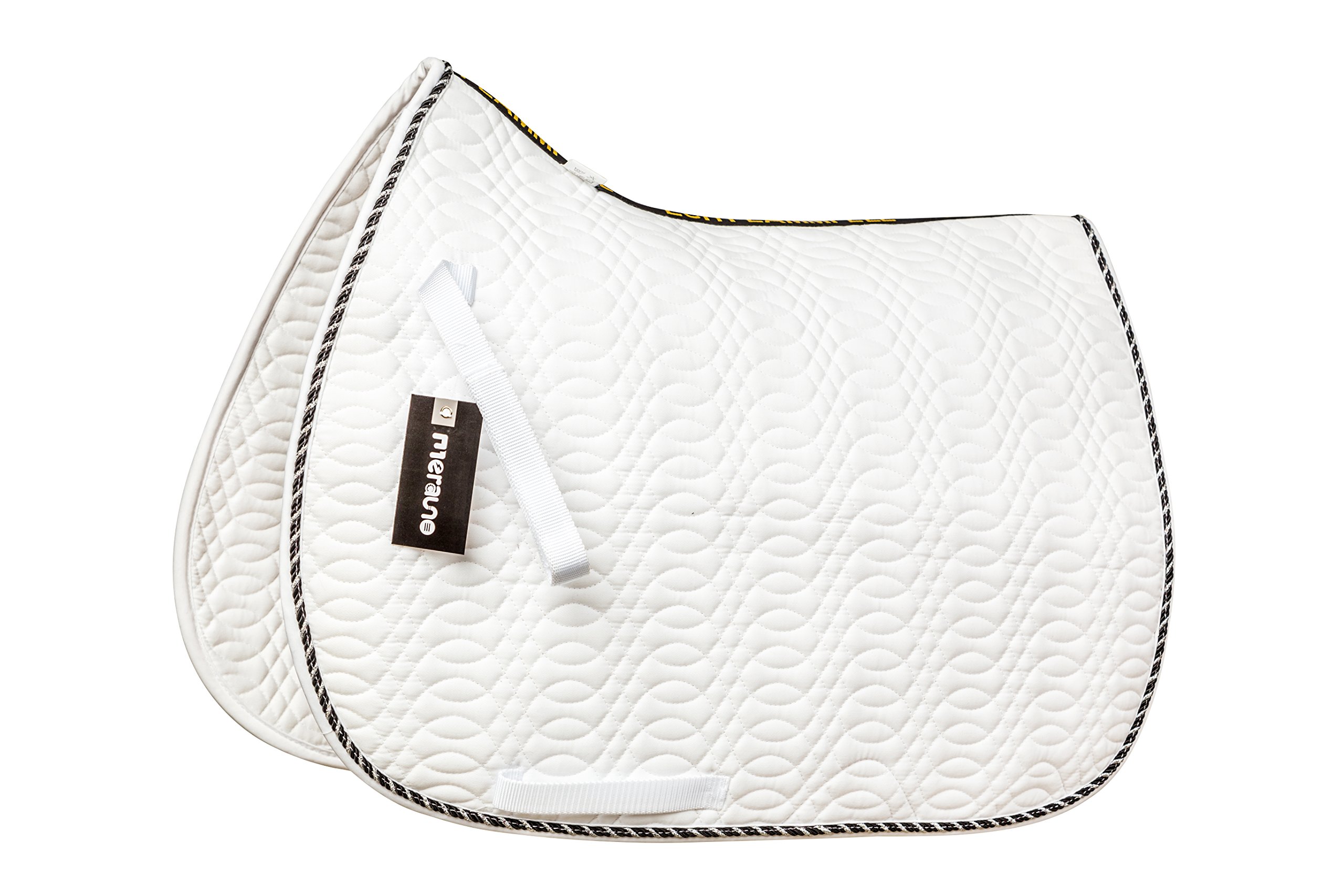 Merauno Quilted Saddle Pad High Withers Cloth Numnah Dressage Cotton Quilted Horse Saddle Pad Jumping Saddle Pad