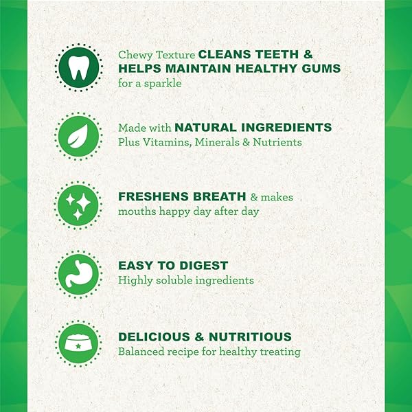 GREENIES VETERINARIAN-RECOMMENDED ADULT NATURAL DENTAL DOG TREATS PETITE SIZE, FRESH FLAVOR, 12 OZ. PACK, 20 COUNT
