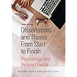 Dissertations and Theses From Start to Finish: Psychology and Related Fields
