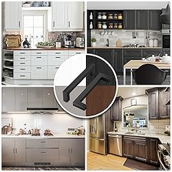 TICONN 5-1/2" Square Cabinet Pulls, Stainless Steel