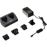 FLIR T198126 Two Bay Battery Charger for T6xx Series Thermal Cameras | Stand-alone 2-bay charger, includes power supply with multi plugs, for Flir T6xx-Series thermal cameras