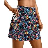 Oyamiki Golf Skirts High Waisted Lightweight Running Athletic Tennis Skorts for Women Casual Summer with 4 Pockets