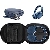 CaseSack Replacement Case for Bose QuietComfort Bluetooth Headphones with Microphone, QuietComfort 45, 35, 35 II (Blue)- Note: Bose Headphone May Already Includes a case!