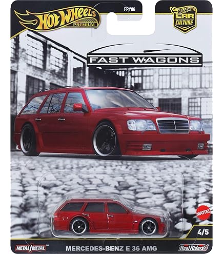 Hot Wheels Boulevard Benz e36 AMG 6台セット