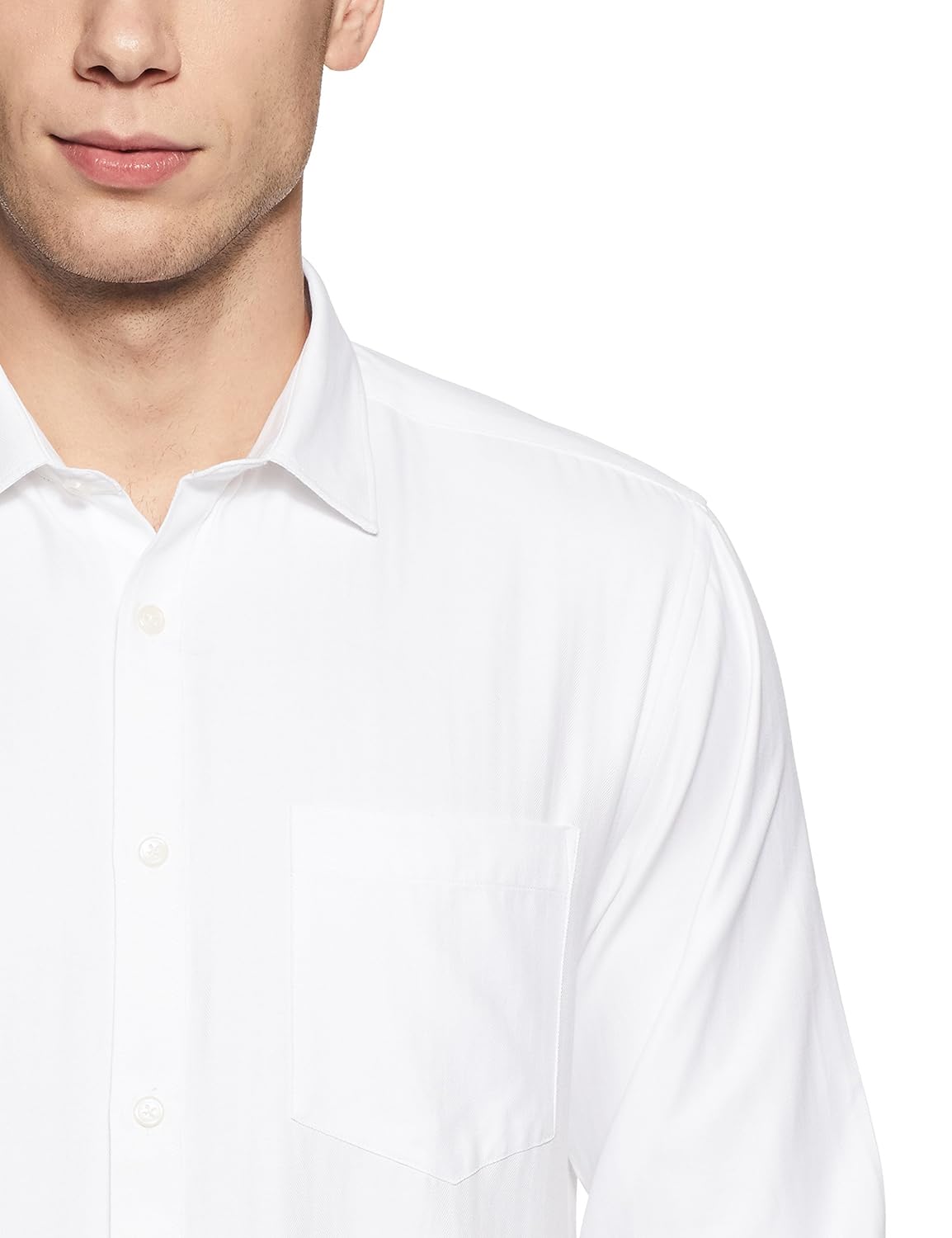 symbol amazon brand men's formal herringbone regular fit shirt