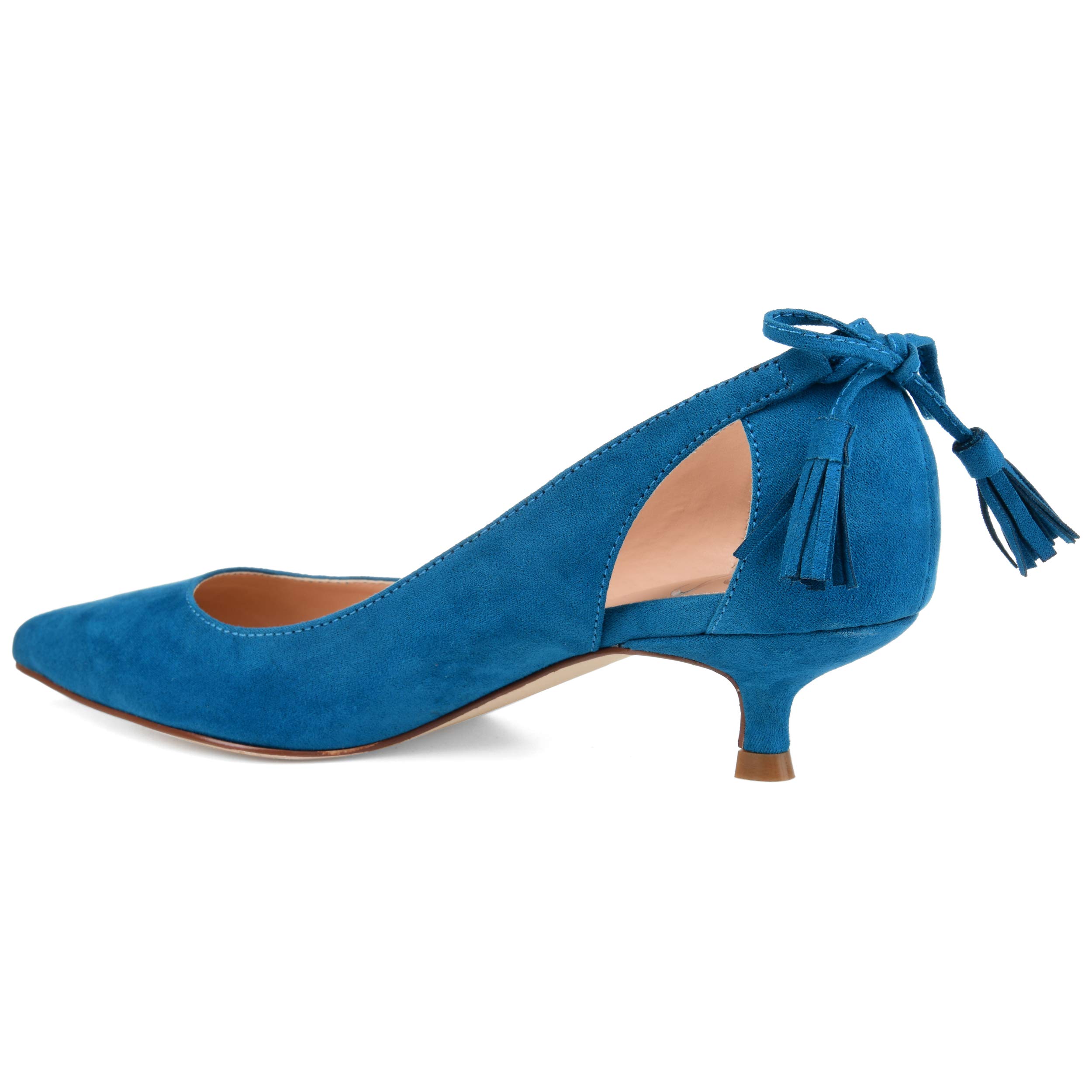 Brinley Co. Womens Pointed Toe Cut-Out Pump - Image 3