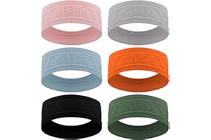 Excwudy Wide Workout Sweatbands Headbands for Women Men Yoga Sports Fitness Exercise Tennis Running Gym Dance Athletic