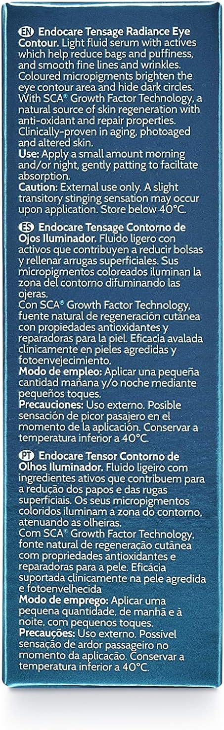 Endocare Tensage Radiance Eye Contour 15ml, Colour, 15 ml (Pack of 1) - Image 3