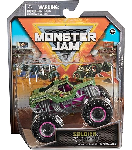 Amazon.com: Monster Jam 2024 Official 1:64 Diecast Truck Series 35