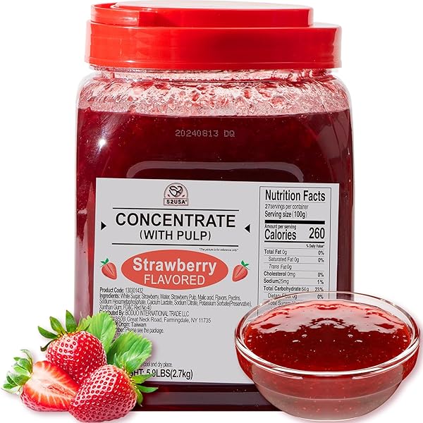 52USA STRAWBERRY FLAVORED JAM 2.7KG – LARGE FOOD...