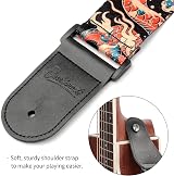BestSounds Azure Dragon Guitar Strap 2 in 1 Strap Locks Strap Button view 4