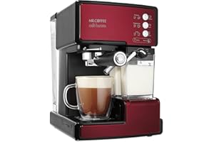 Mr. Coffee ECMP1106 Cafe Barista Premium Espresso/Cappuccino System, Red