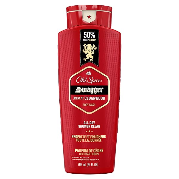 OLD SPICE MEN’S BODY WASH, SWAGGER SCENT OF CONFIDENCE, 709 ML