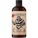 Johnny Slicks Shampoo, Rugged Scent, 16 oz | Organic Shampoo with Castor Oil, Aloe Vera and Jojoba, Supports Hair Hydration and Volume with a Natural Cleanse