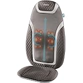 HoMedics Massage Cushion with Heat - Gentle Touch Portable, Adjustable Gel Massager