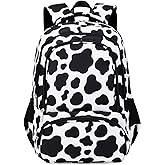 abshoo Lightweight Kids Backpack For Girls Kindergarten Elementary School Bookbag (Cow Print)