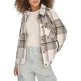 Levi's Women's Zoe Relaxed Wool Plaid Shirt Jacket