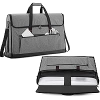 Trunab Monitor Carrying Case 24-27 Inch Padded Travel Bag Hold Up to 2 LCD Screens/TVs, Not Compatible with iMac, with Access