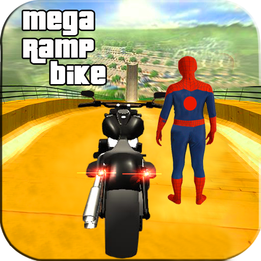 Spider Hero Impossible Mega Ramp Bike BMX Track