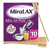 MiraLAX Gentle Constipation Relief Laxative Powder, Stool Softener with PEG 3350, No Harsh Side Effects, #1 Physician Recomme