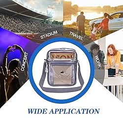 USPECLARE Clear Purse Stadium Clear Messenger Bag
