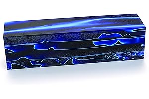 Woodriver Acrylic Turning Stock Sapphire Water 1-1/2" X 1-1/2" X 6"