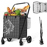 HABUTWAY Grocery Cart on Wheels for