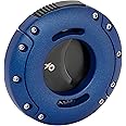 Xikar XO Double Guillotine Cutter, Dual Stainless Steel Blades, 64 RG, Blue