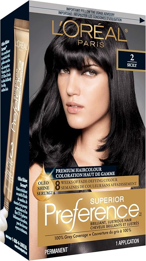 loreal colour black